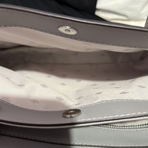 Kate spade grey silver hand bag - Picture 3 of 4